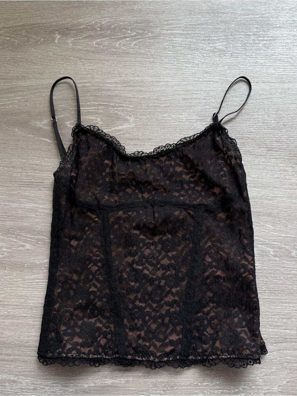 House of CB Black Lace Corset Top